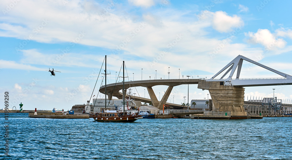 Naklejka premium Europa Bridge. Spain