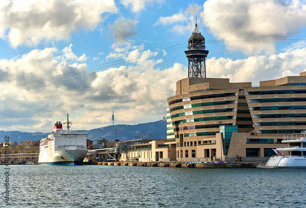 Barcelona seaport. Spain