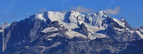 Bluemlisalp Range and glacier