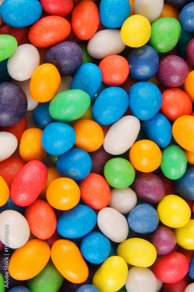 Background of multicolored candies Background of multicolored candies