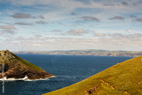 View from the costal path near Polzeath.
