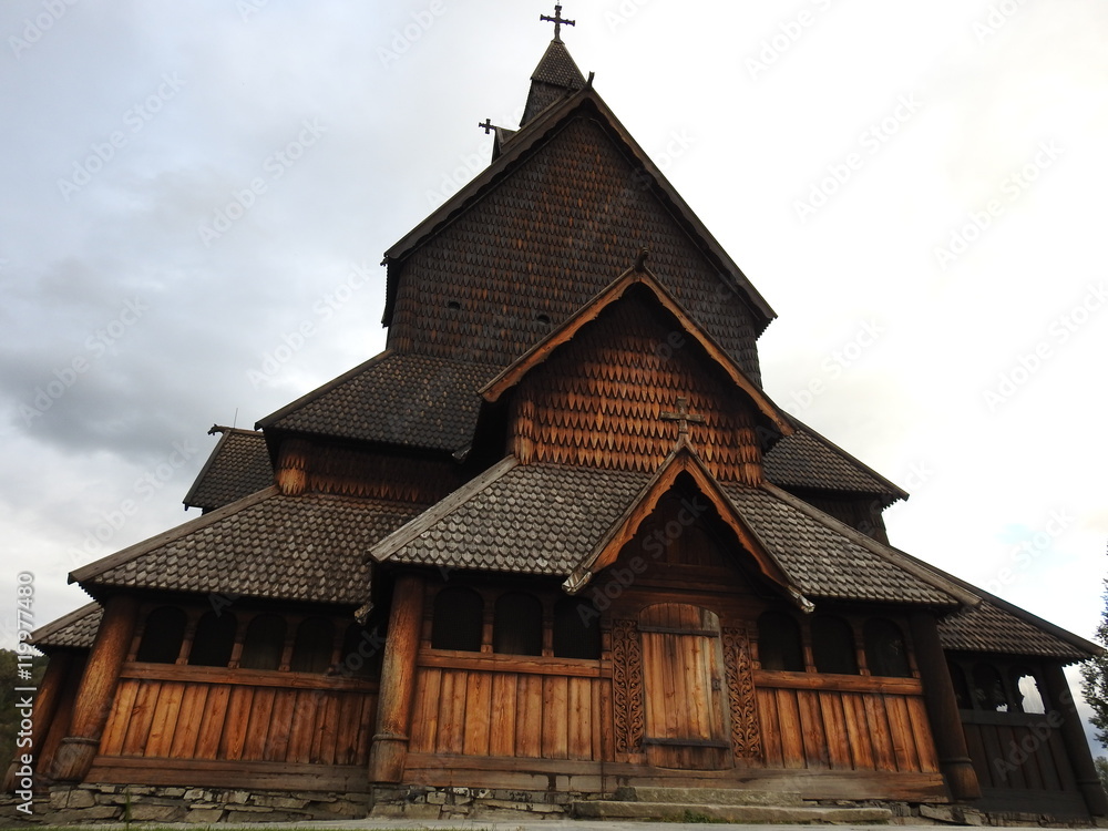 Heddal stave church in Norway