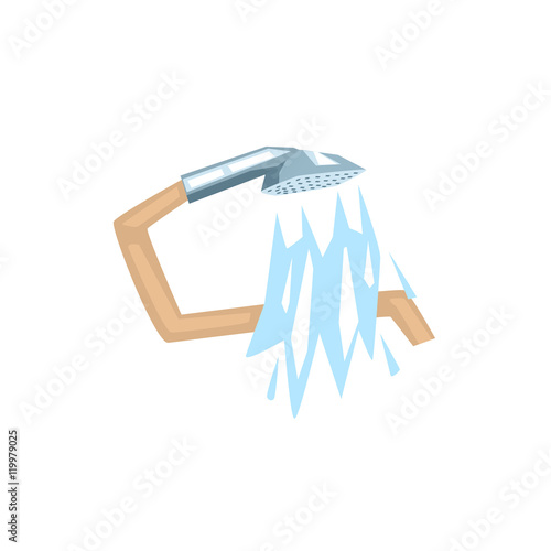 Shower Cap With Water Comig Out