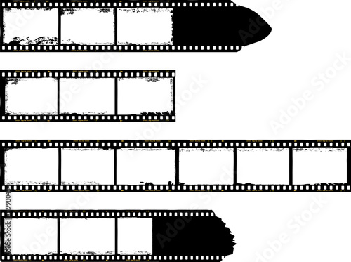 frame of film, grungy photo frame,with free copy space,vector,