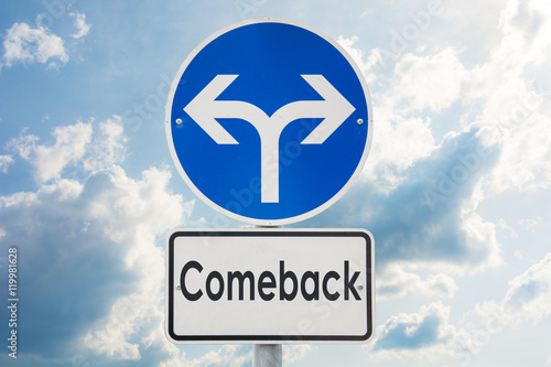 Schild 121 - Comeback