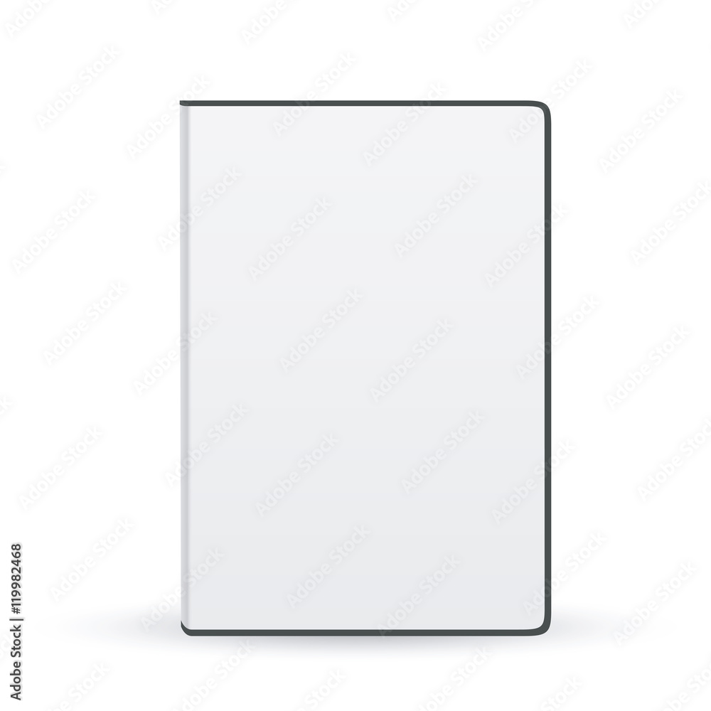 Realistic Case for DVD Or CD Disk. Vector Illustration