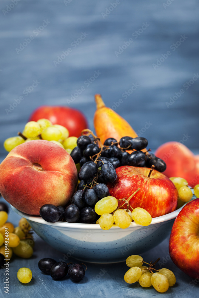 Naklejka Fresh ripe autumnal fruits
