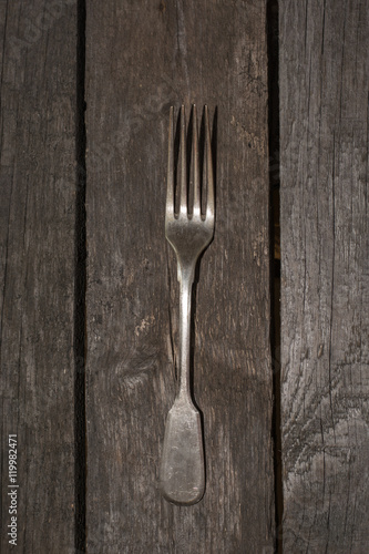 Old style, vintage fork