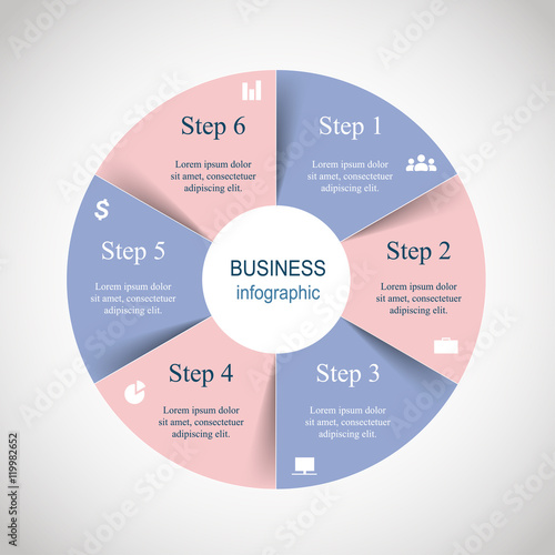 Vector infographic template