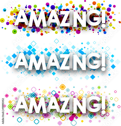 Amazing color banners.
