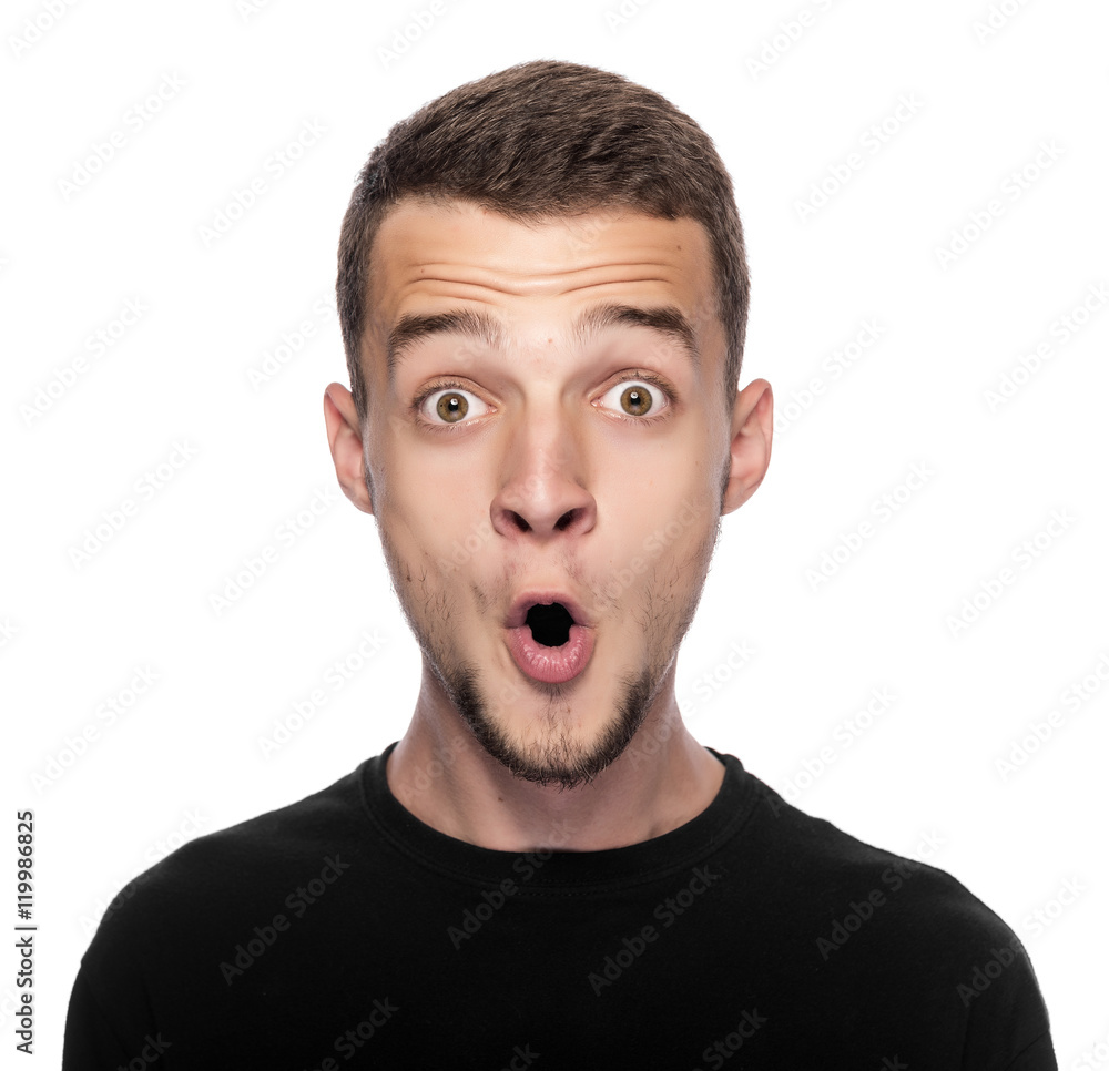 Portraite of funny man Portraite of funny man