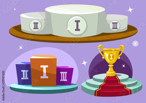  artoon winners podium