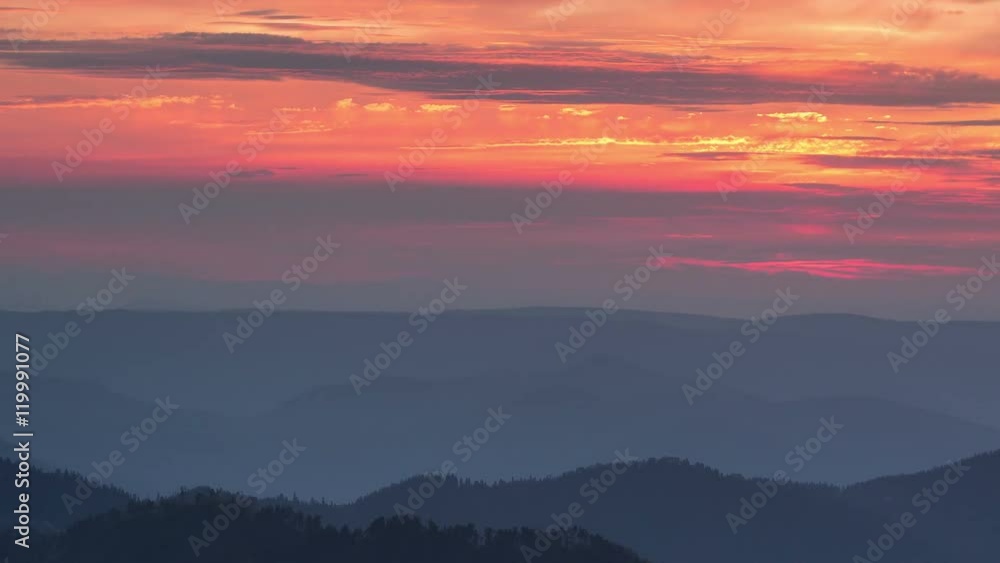 Russia, timelapse. The formation and movement of clouds over the summer slopes of Adygea Bolshoy Thach and the Caucasus Mountains Russia, timelapse. The formation and movement of clouds over the summer slopes of Adygea Bolshoy Thach and the Caucasus Mountains