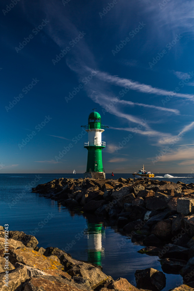 Obraz premium warnemünde
