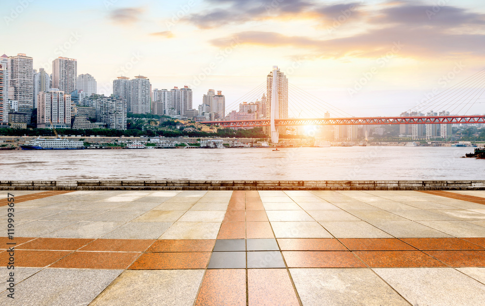 Obraz premium Modern city skyline