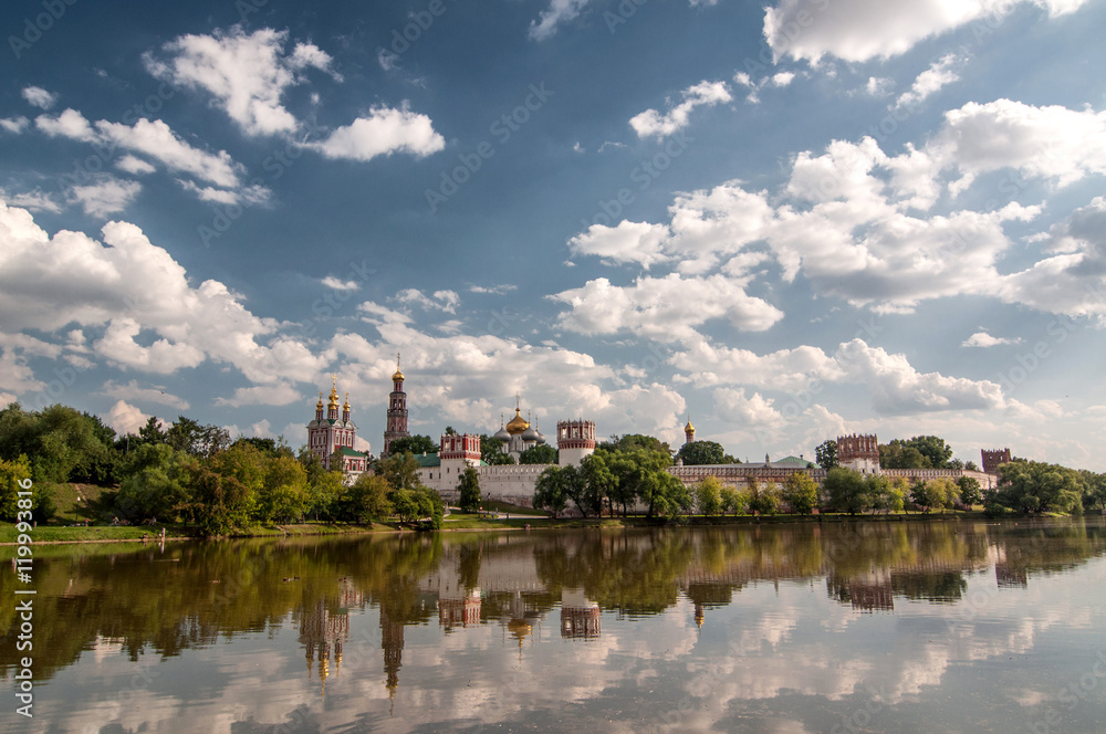 Novodevichy Convent, Moscow. UNESCO World Heritage Site.