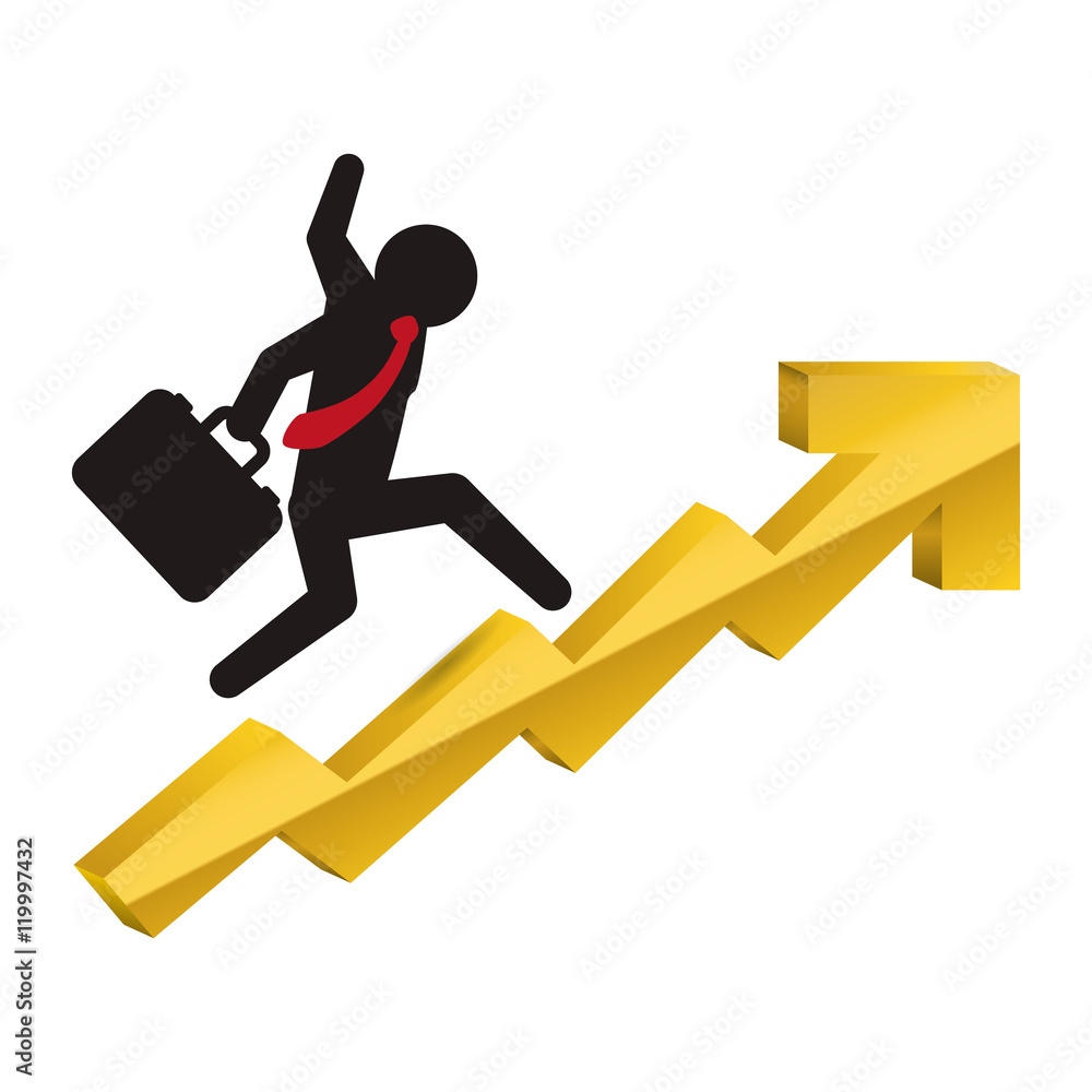 pictogram and growth arrow icon. Money financial and economy theme. Isolated design. Vector illustration pictogram and growth arrow icon. Money financial and economy theme. Isolated design. Vector illustration