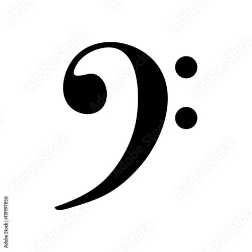 Bass Clef icon