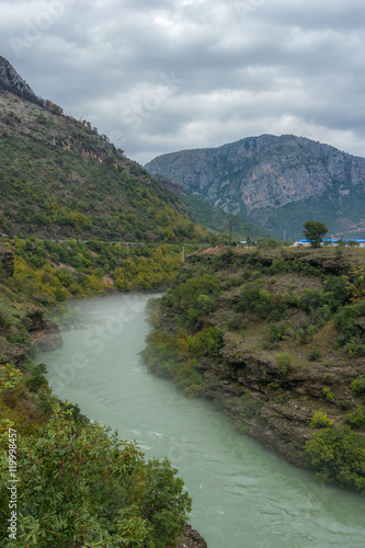 Moraca River Canyon in Montenegro