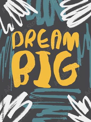 Φωτογραφία Decorative Dream Big Card.