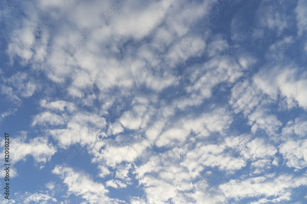 cloudscape on blue sky for background use