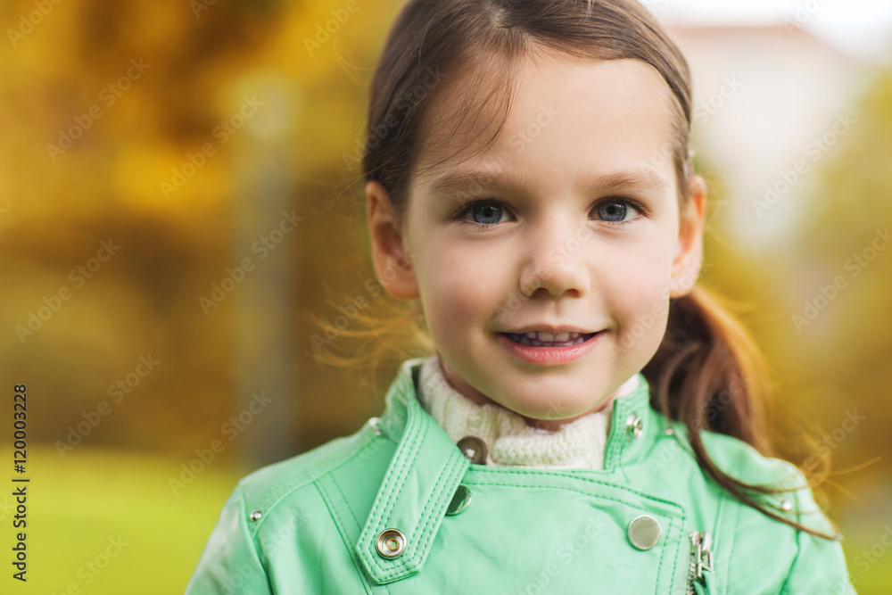 happy beautiful little girl portrait outdoors happy beautiful little girl portrait outdoors
