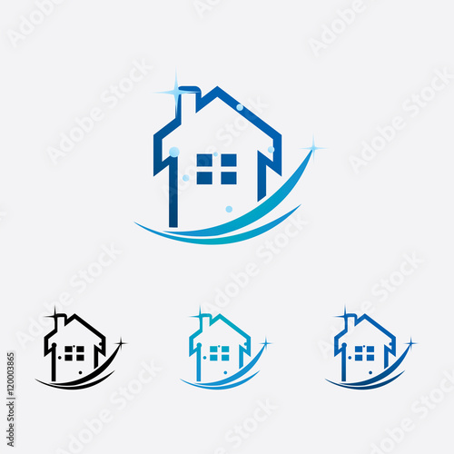 house cleaning logo