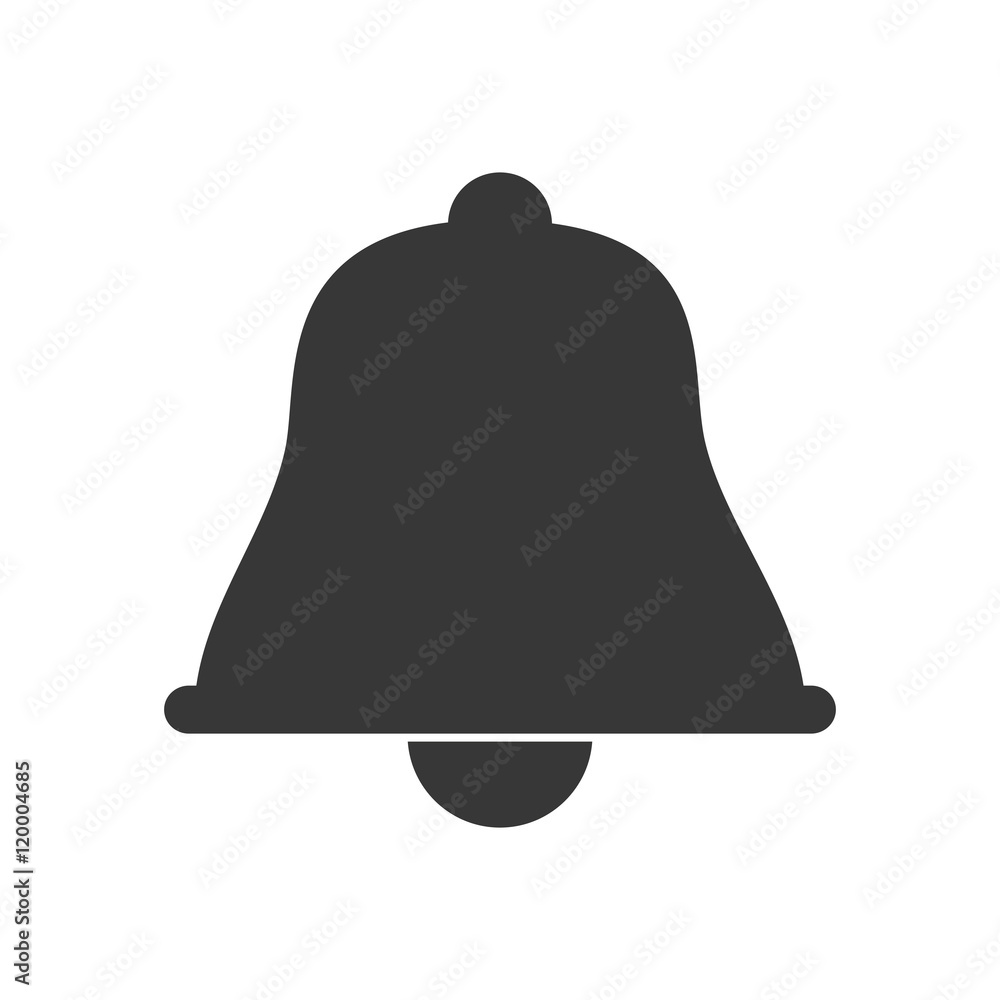 bell tool sound ring alarm communication icon. Flat and isolated design. Vector illustration bell tool sound ring alarm communication icon. Flat and isolated design. Vector illustration