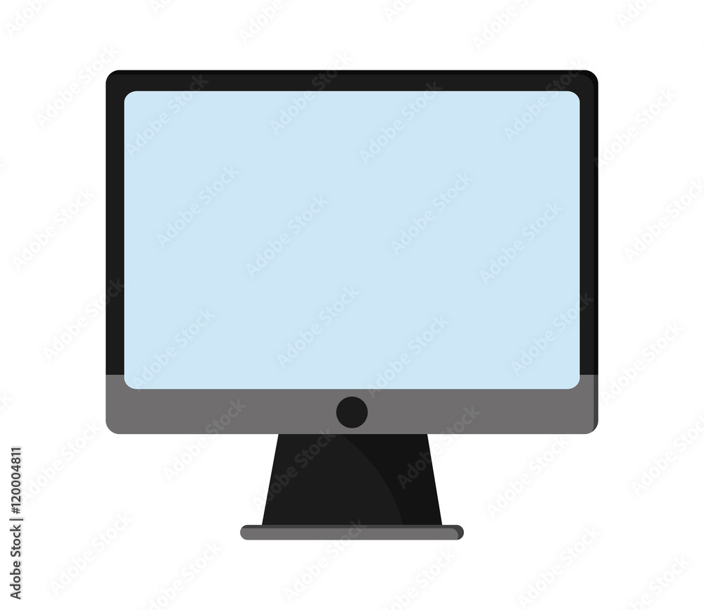 computer gadget device technology virtual icon. Flat and isolated design. Vector illustration computer gadget device technology virtual icon. Flat and isolated design. Vector illustration