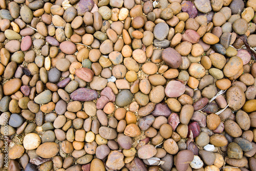 Multi color rock pebbles background