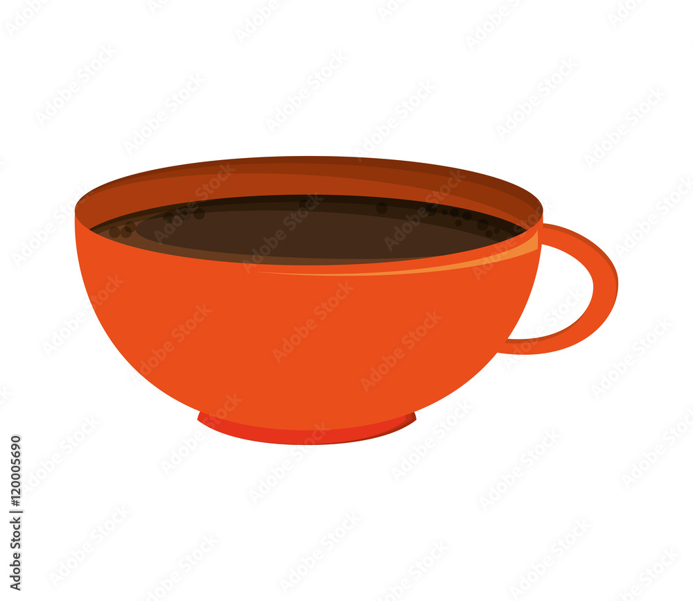 coffee mug cup shop drink beverage restaurant icon. Flat and isolated design. Vector illustration coffee mug cup shop drink beverage restaurant icon. Flat and isolated design. Vector illustration