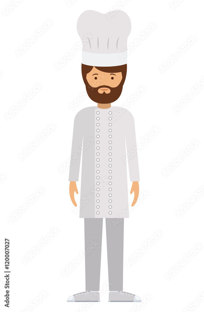 chef man and cartoon icon. profession worker and occupation theme. Isolated design. Vector illustration chef man and cartoon icon. profession worker and occupation theme. Isolated design. Vector illustration