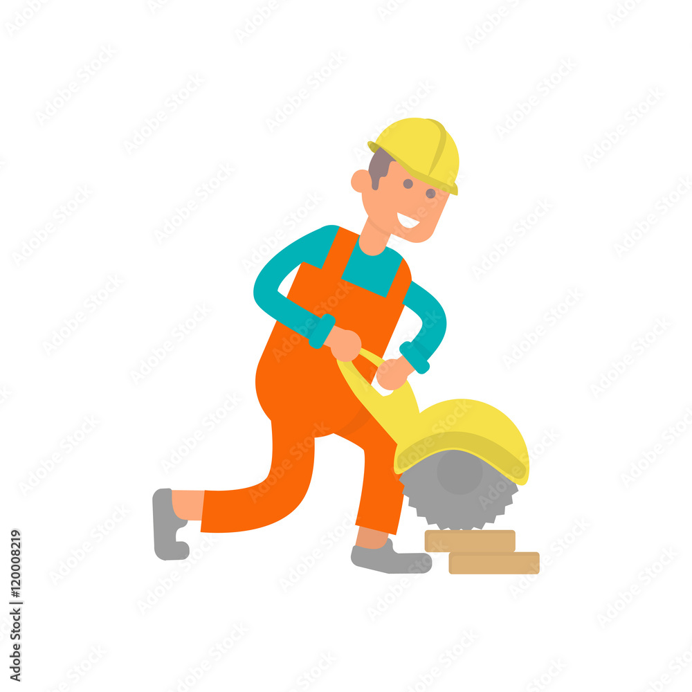 Character construction worker Character construction worker