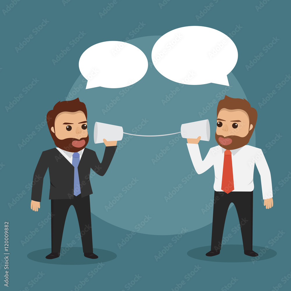 businessman with bubble speech businessman with bubble speech