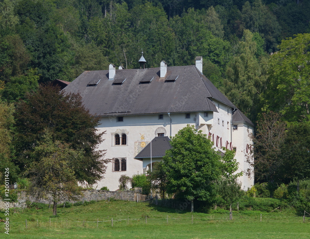 Schloss Bach bei St. Urban / Urbansee / Kärnten / Österreich