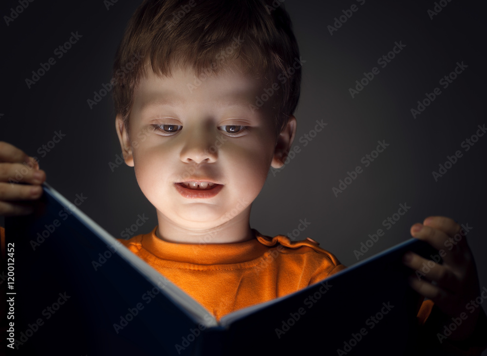 boy read book