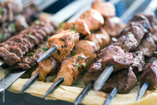 Konstfotografi Mixed shish kebab