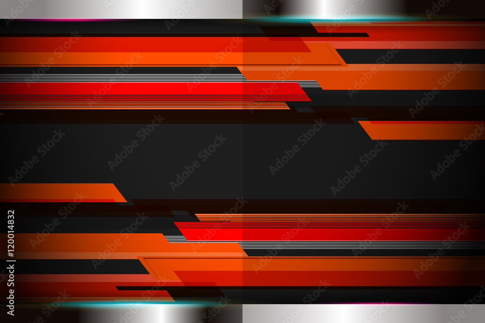 dark geometric modern background, Vector Illustration Stock Vector