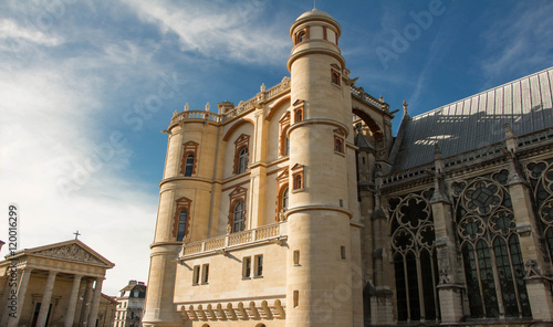 The Saint Germain en Laye castle, Paris region, France.