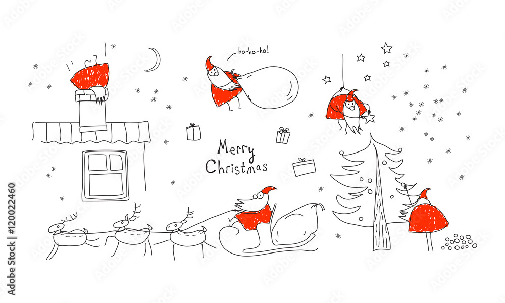 Merry Christmas White Transparent, Cute Simple Candle Lineart Merry  Christmas, Christmas Drawing, Ear Drawing, Merry Christmas Drawing PNG  Image For Free Download