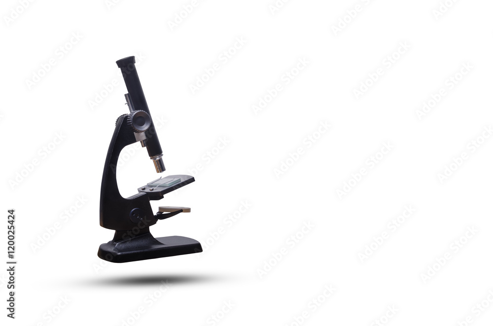 Microscope isolated on white Microscope isolated on white