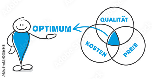 Stick Figure Series Blue / Optimum