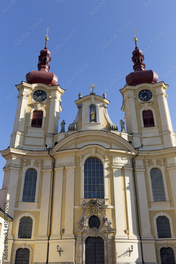 Baroque Basilica of the Visitation Virgin Mary, place of pilgrimage, Hejnice, Czech Republic