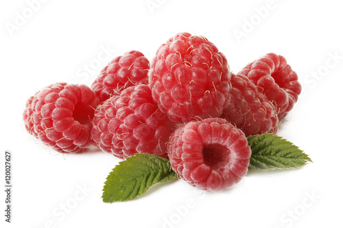 fresh raspberry isolated
