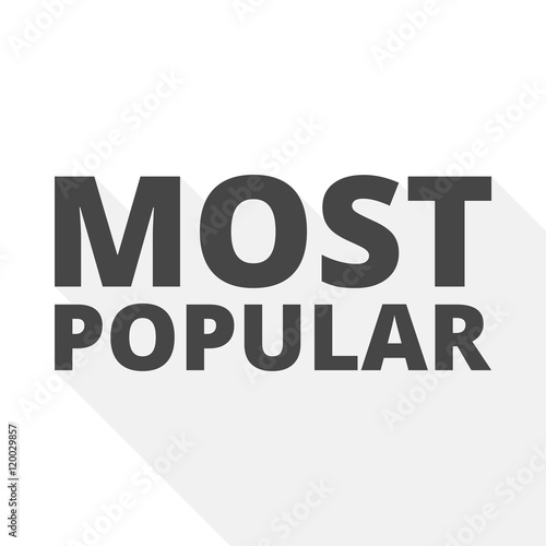 Most popular sign icon. Bestseller symbol