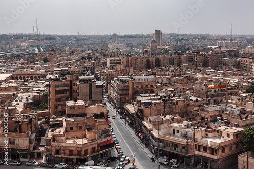 Rooftops of Aleppo City, Syria photo