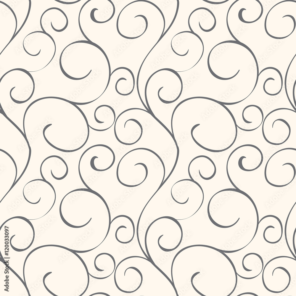 Seamless curl pattern Seamless curl pattern