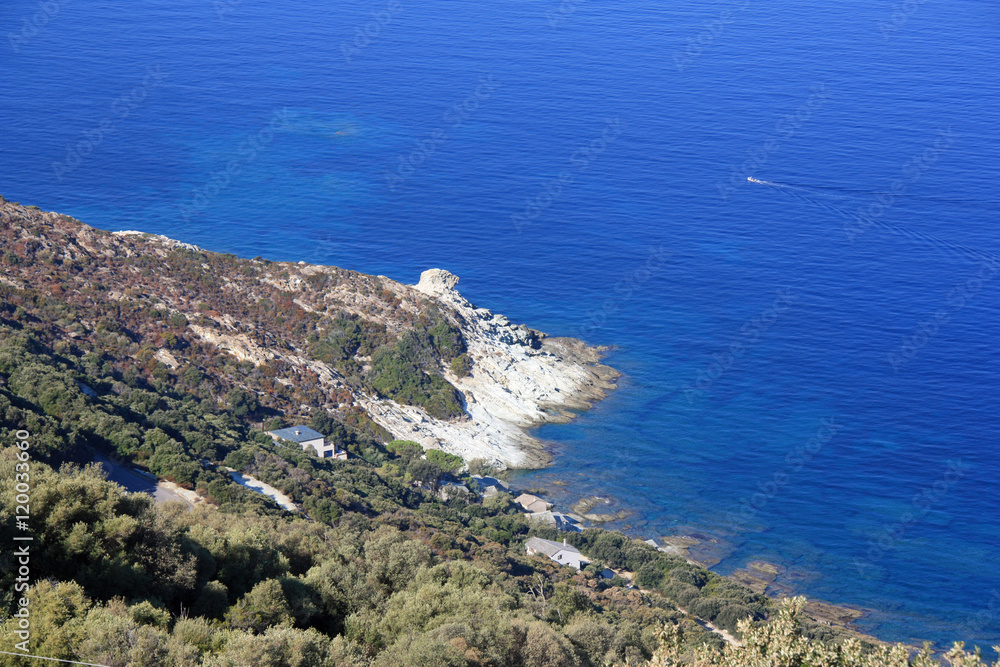 Corse, côtes sauvages du cap Corse