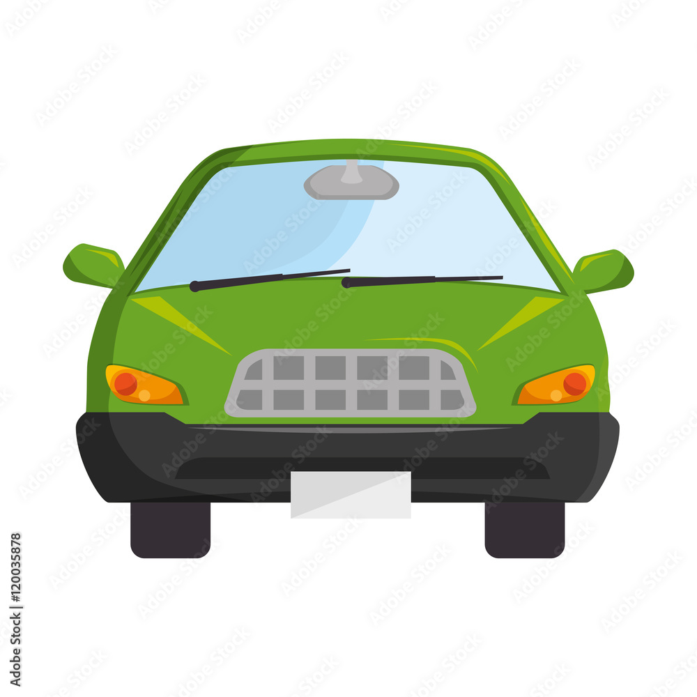 car automobile vehicle transportation auto front view vector illustration car automobile vehicle transportation auto front view vector illustration