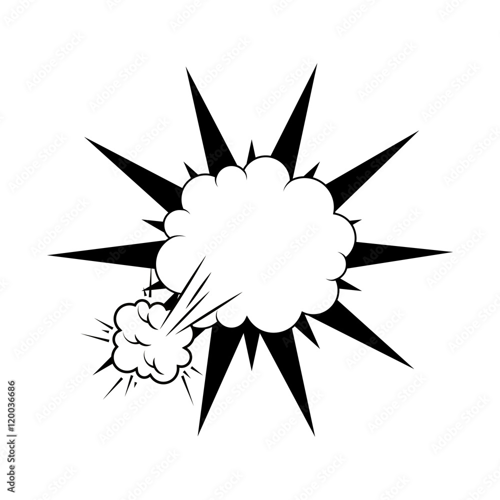 explosion comic pow expression bomb bam boom effect vector illustration explosion comic pow expression bomb bam boom effect vector illustration